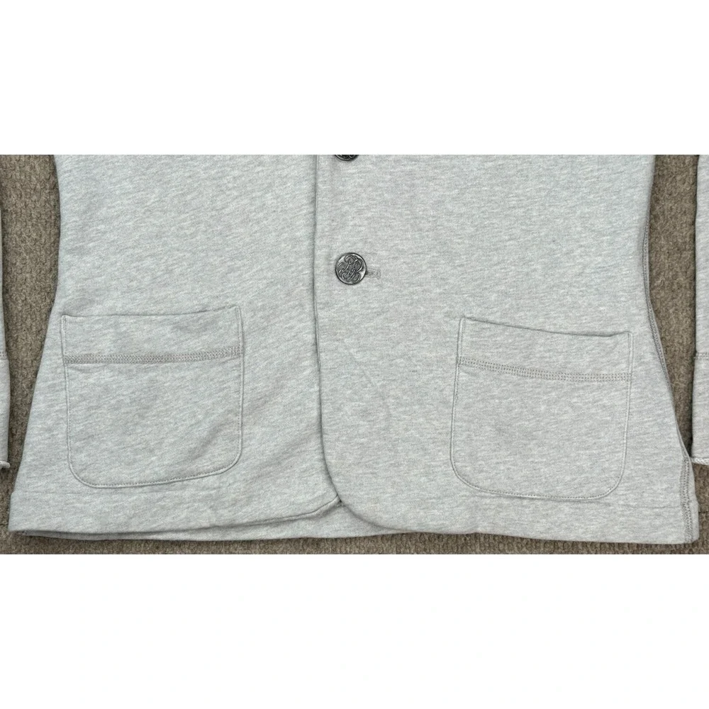 Ralph Lauren Rugby‎ 2004 Vtg Men's Gray Shawl Neck 2 Button Cardigan Size M